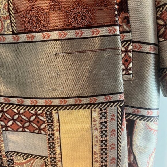 Chico's Patchwork Coat, Size 0 - Picture 10 of 11